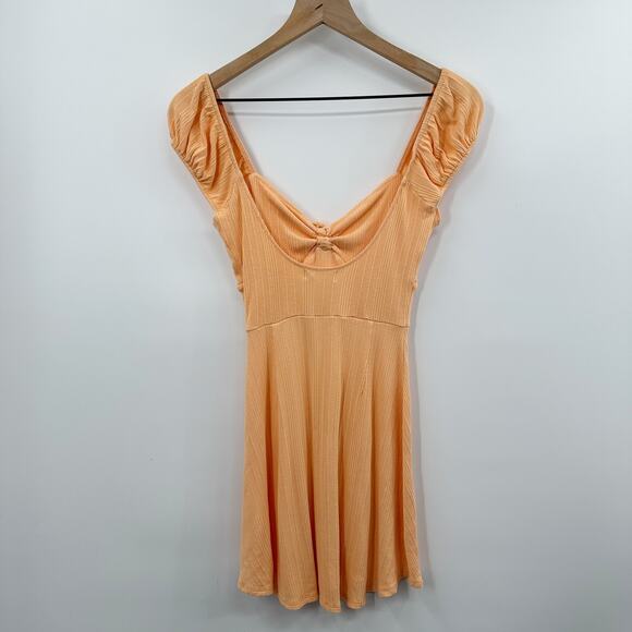 L*Space Sirena Mini Dress in Cantelope Orange Size Small - Picture 3 of 7